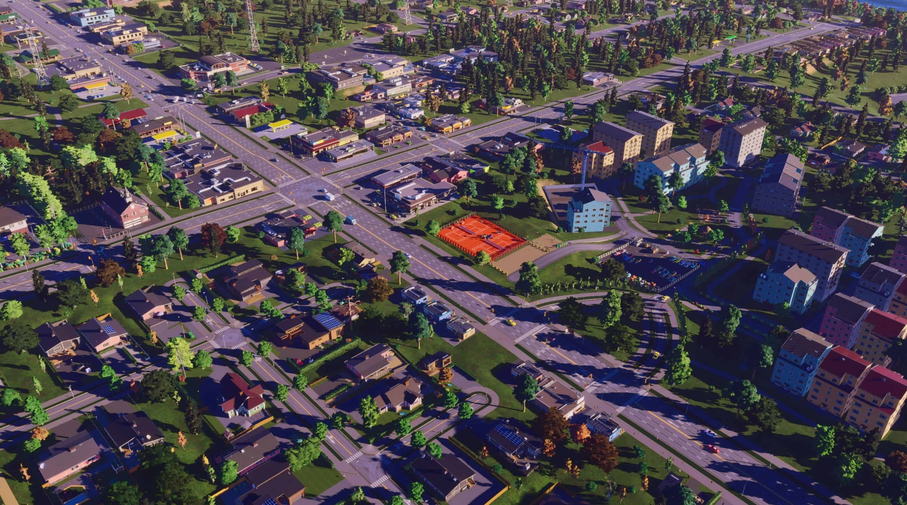 Mod «Performance Test – 100k population» for Cities: Skylines 2